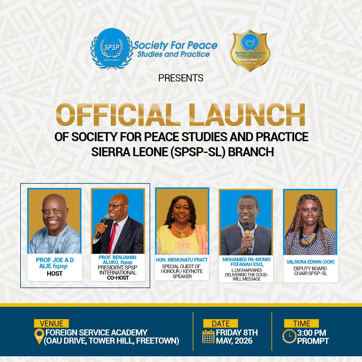 Official inauguration of Sierra Leon chapter